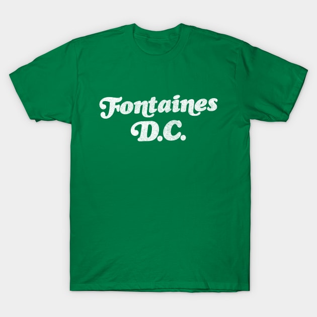 T shirt fontaines dc hot sale